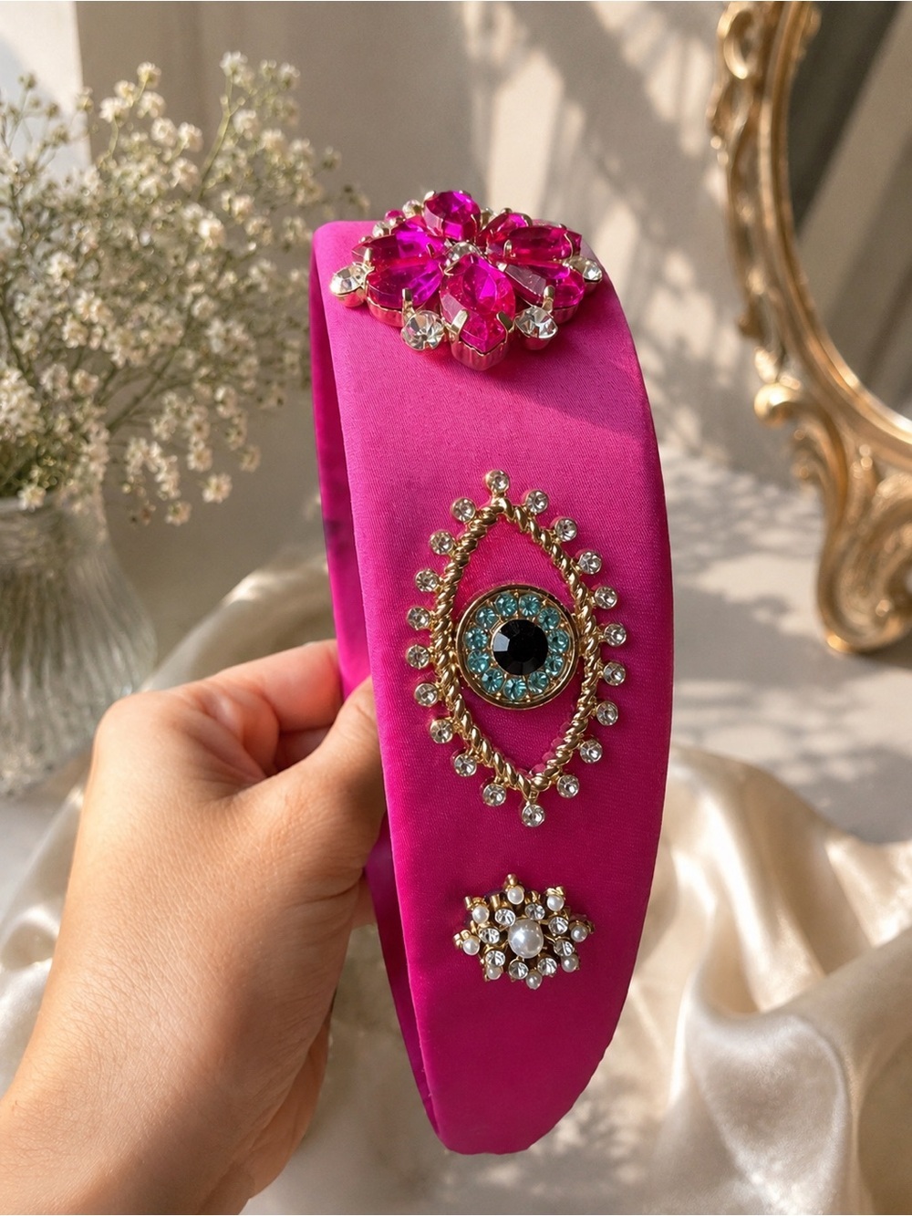 Elegant Headband | Vintage Hair Accessory with jewels - Picture 4 of 6